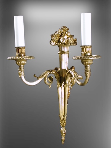 ( Set of 3 )  Classical Double Arm Candle Sconces